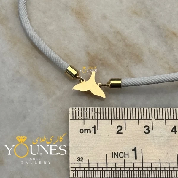 دستبند دم نهنگ وال طلا لیزری